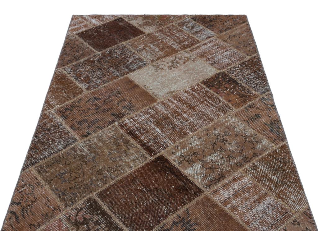 Apex Patchwork Halı Kahve 25092 120 x 180 cm