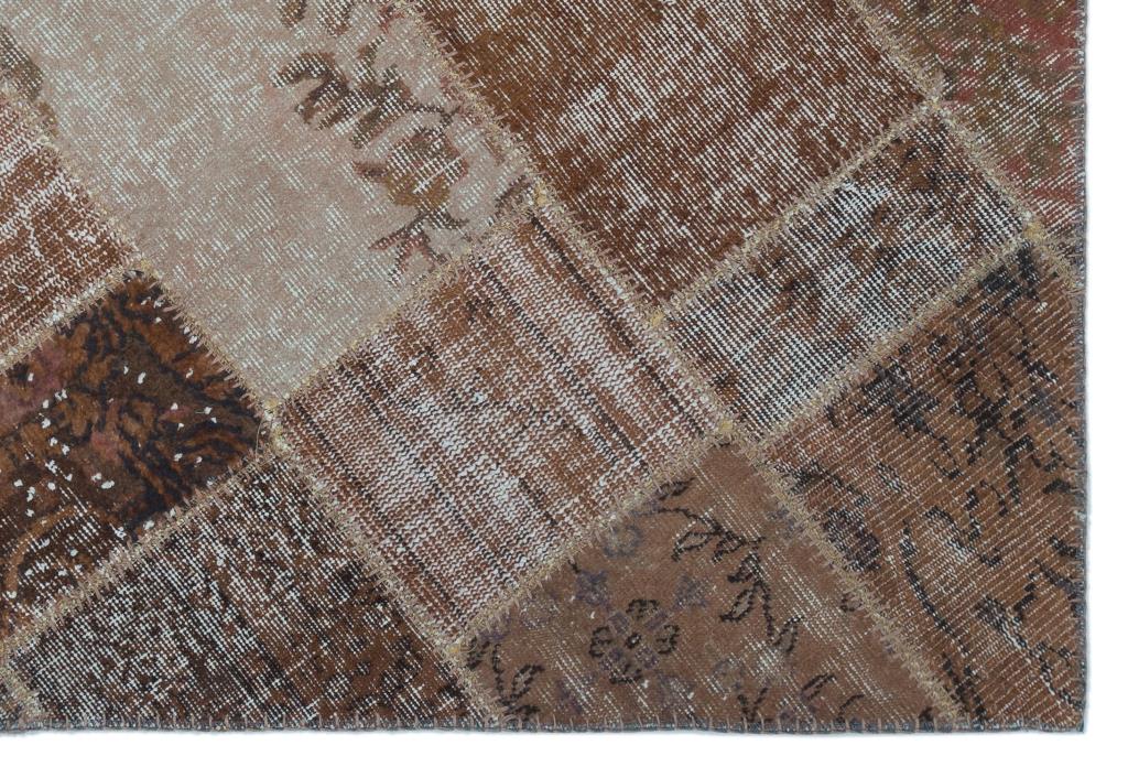 Apex Patchwork Halı Kahve 25092 120 x 180 cm