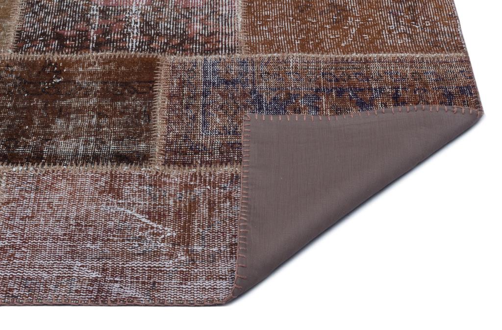 Apex Patchwork Halı Kahve 25096 120 x 180 cm