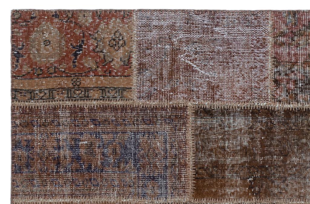 Apex Patchwork Halı Kahve 25096 120 x 180 cm
