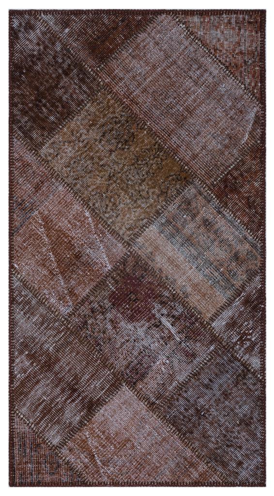 Apex Patchwork Halı Kahve 26011 80 x 150 cm