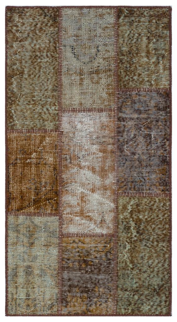 Apex Patchwork Halı Kahve 26137 80 x 150 cm