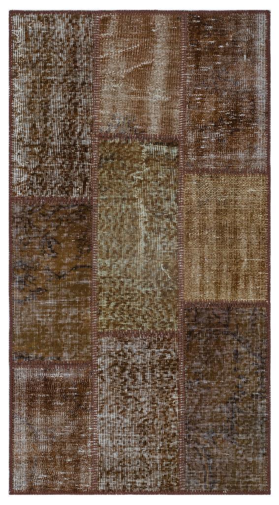 Apex Patchwork Halı Kahve 26223 80 x 150 cm