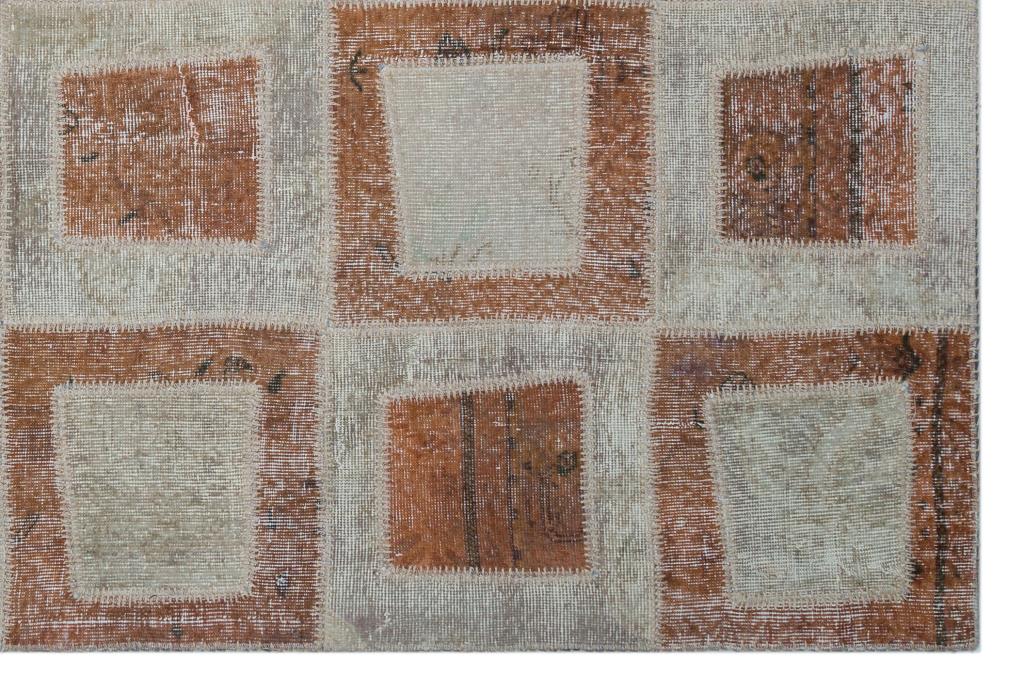 Apex Patchwork Halı Kahve 26409 160 x 240 cm