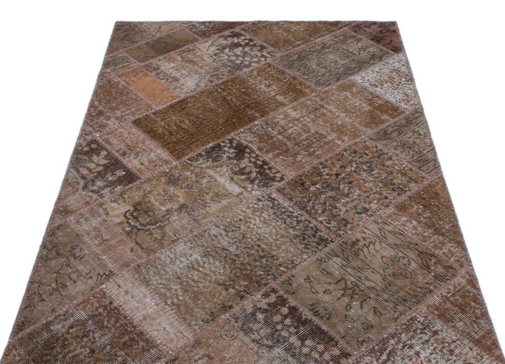 Apex Patchwork Halı Kahve 26648 120 x 180 cm