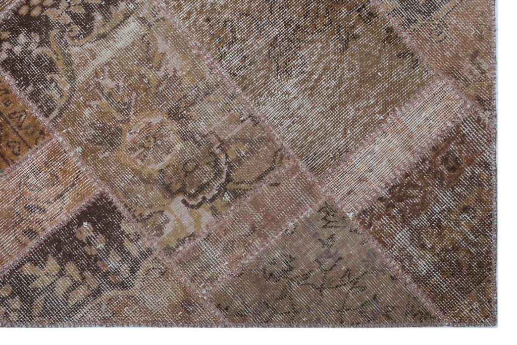 Apex Patchwork Halı Kahve 26648 120 x 180 cm