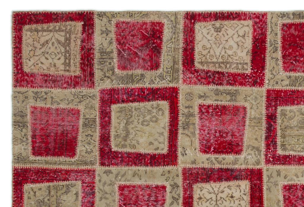 Apex Patchwork Halı Kırmızı 21045 192 x 282 cm