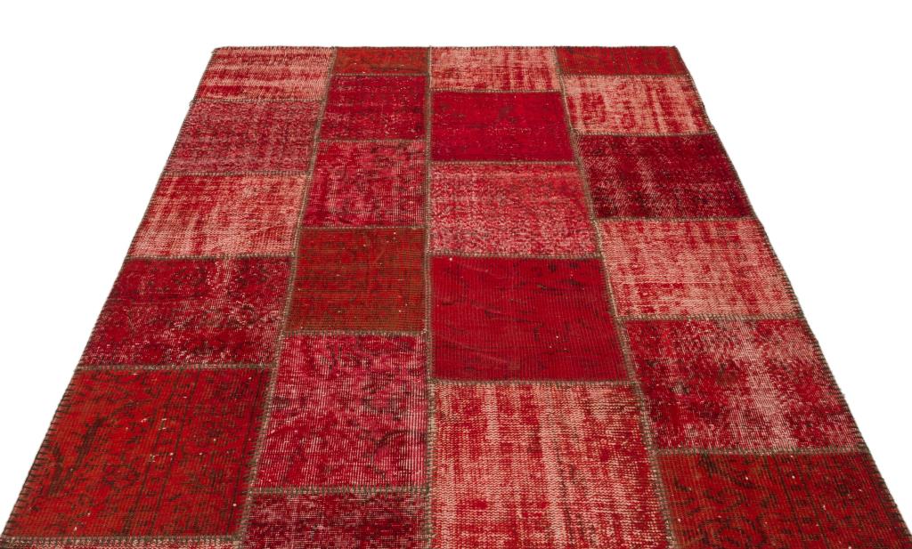 Apex Patchwork Halı Kırmızı 22281 160 x 230 cm