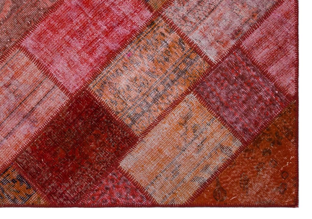 Apex Patchwork Halı Kırmızı 26454 160 x 230 cm