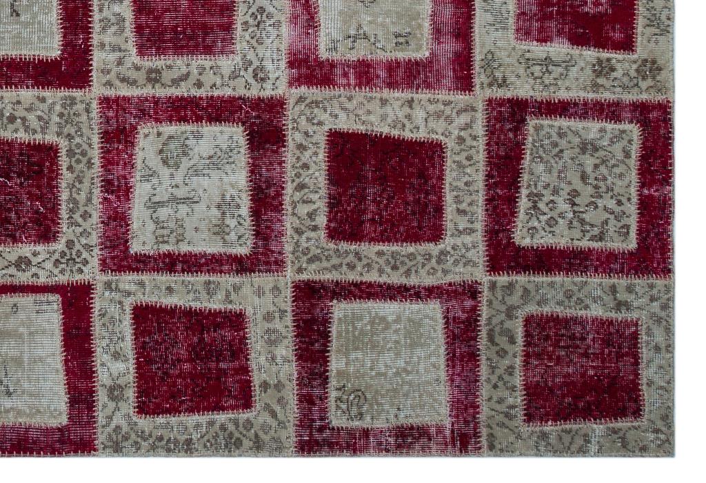 Apex Patchwork Halı Kırmızı 26800 191 x 281 cm