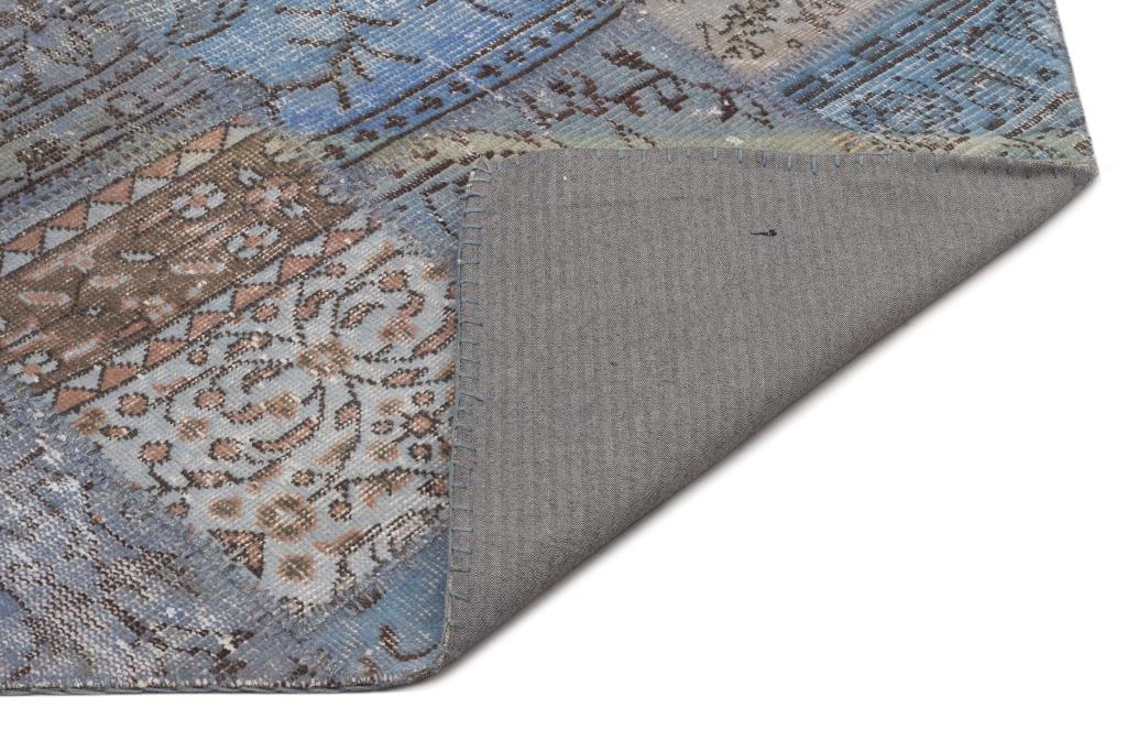 Apex Patchwork Halı Mavi 21581 160 x 233 cm