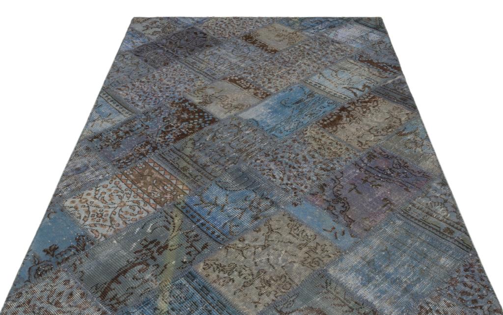 Apex Patchwork Halı Mavi 21581 160 x 233 cm