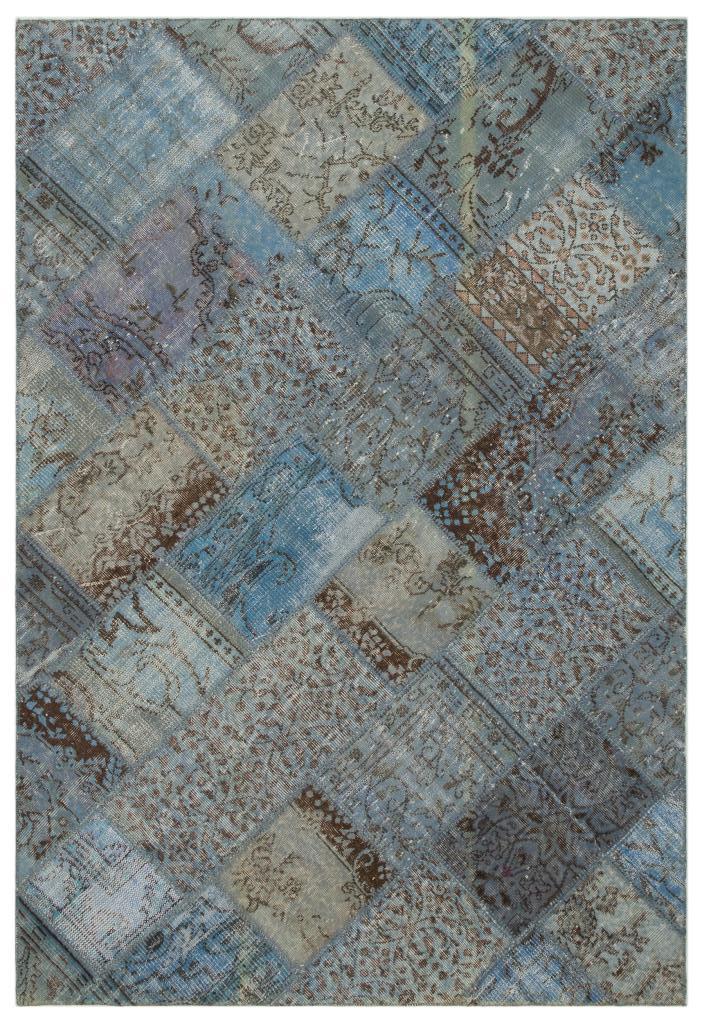 Apex Patchwork Halı Mavi 21581 160 x 233 cm