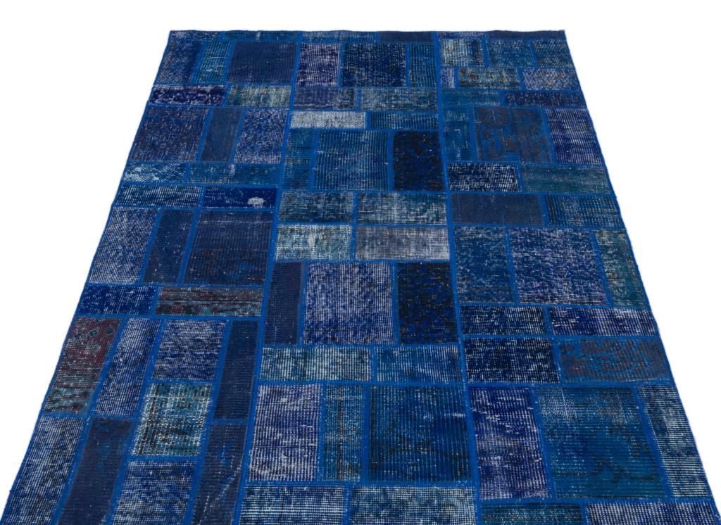 Apex Patchwork Halı Mavi 24856 120 x 182 cm