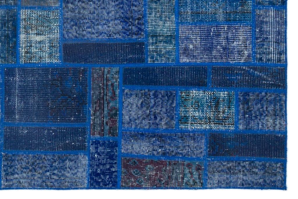 Apex Patchwork Halı Mavi 24856 120 x 182 cm