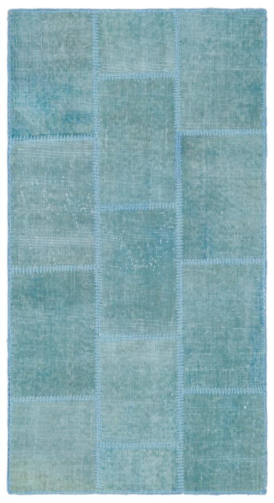 Apex Patchwork Halı Mavi 25050 80 x 150 cm