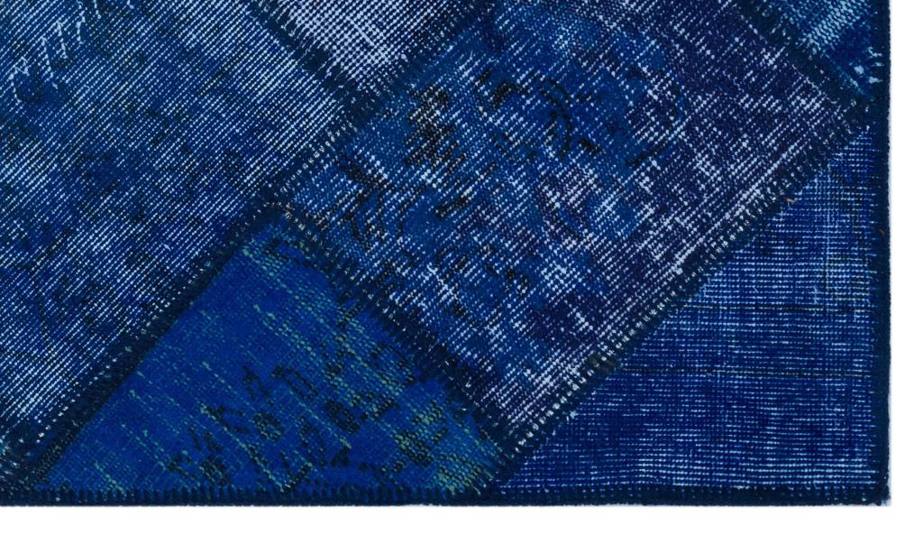 Apex Patchwork Halı Mavi 26091 80 x 150 cm