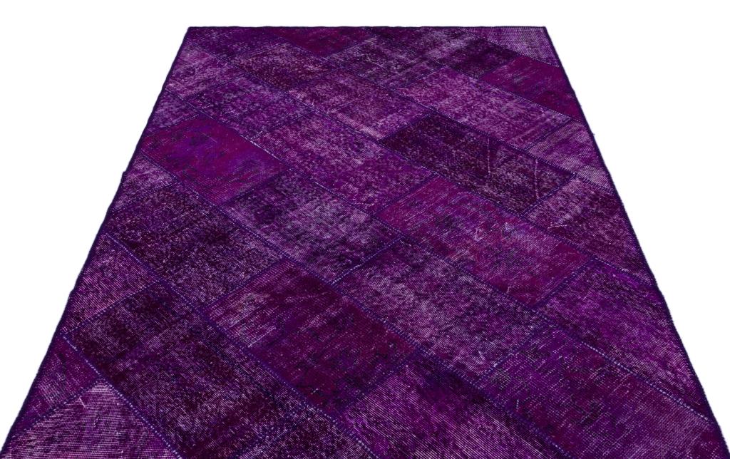 Apex Patchwork Halı Mor 26389 160 x 230 cm