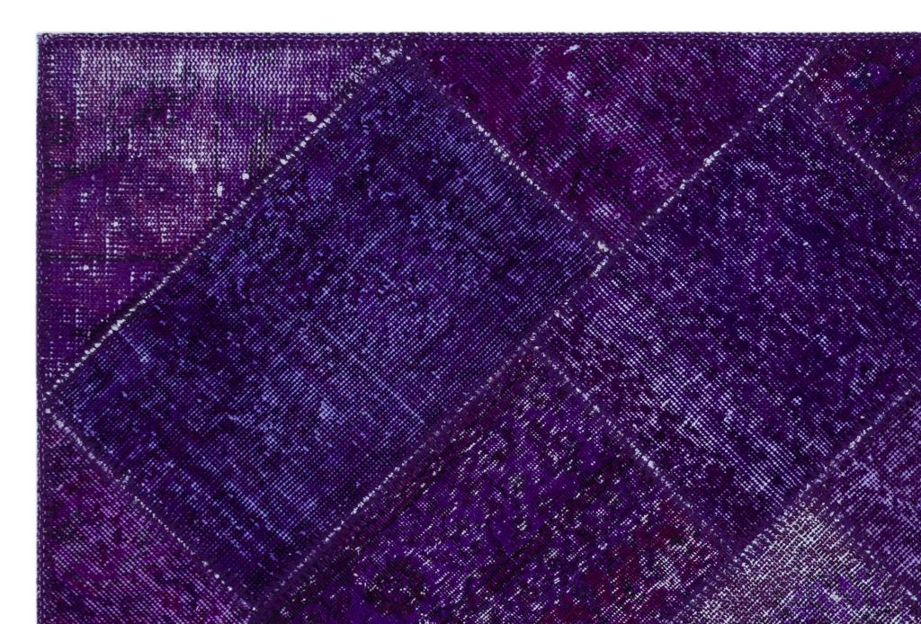 Apex Patchwork Halı Mor 26716 120 x 180 cm
