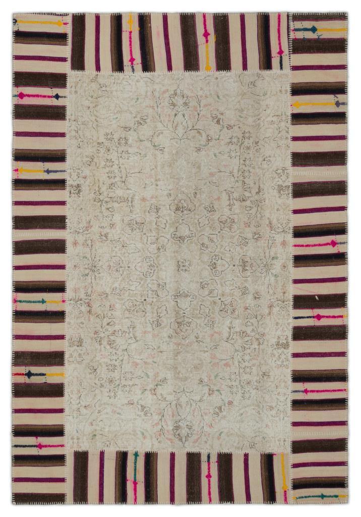 Apex Patchwork Halı Naturel 21736 187 x 278 cm