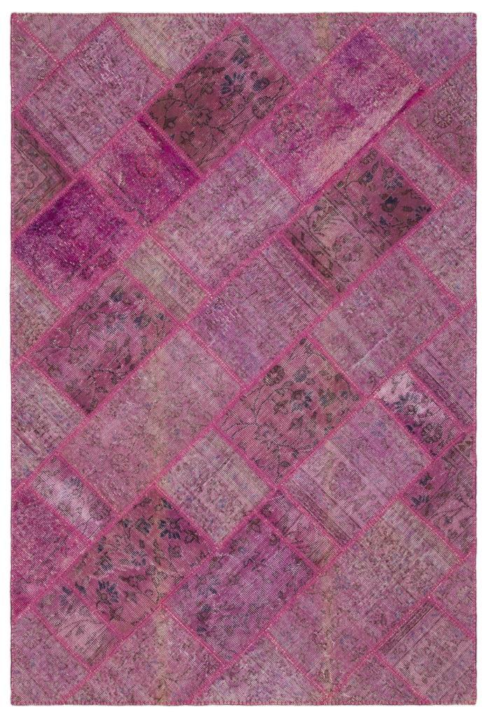 Apex Patchwork Halı Pembe 21542 160 x 230 cm
