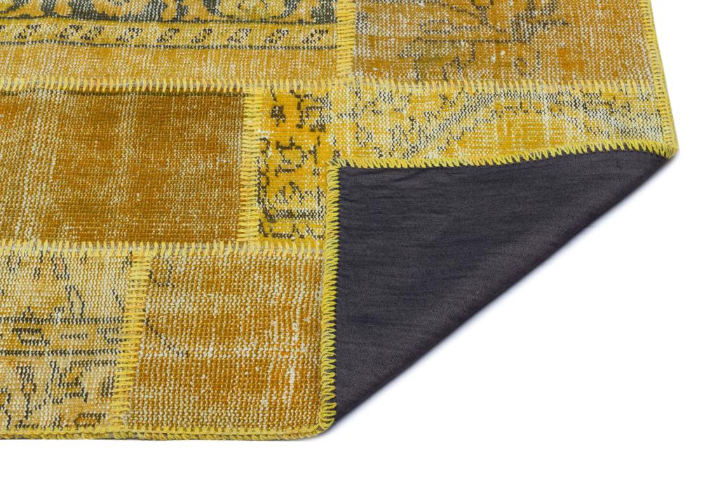 Apex Patchwork Halı Sarı 26163 80 x 150 cm