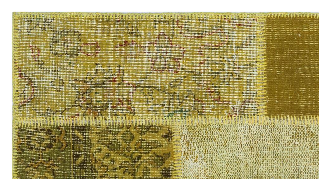Apex Patchwork Halı Sarı 26187 80 x 150 cm