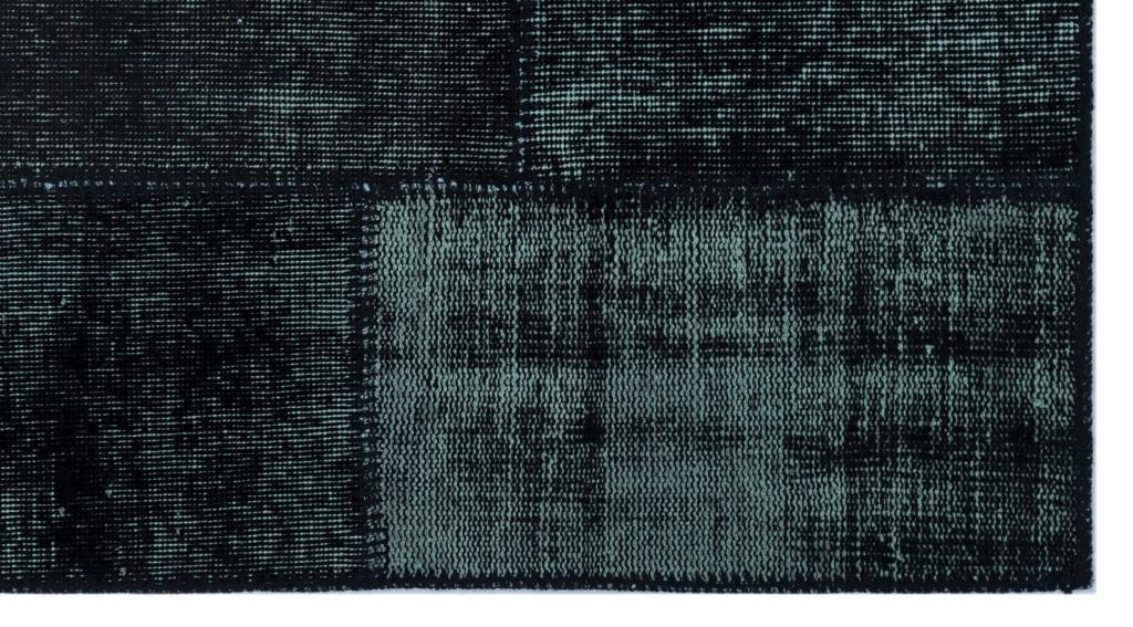 Apex Patchwork Halı Siyah 25955 80 x 150 cm