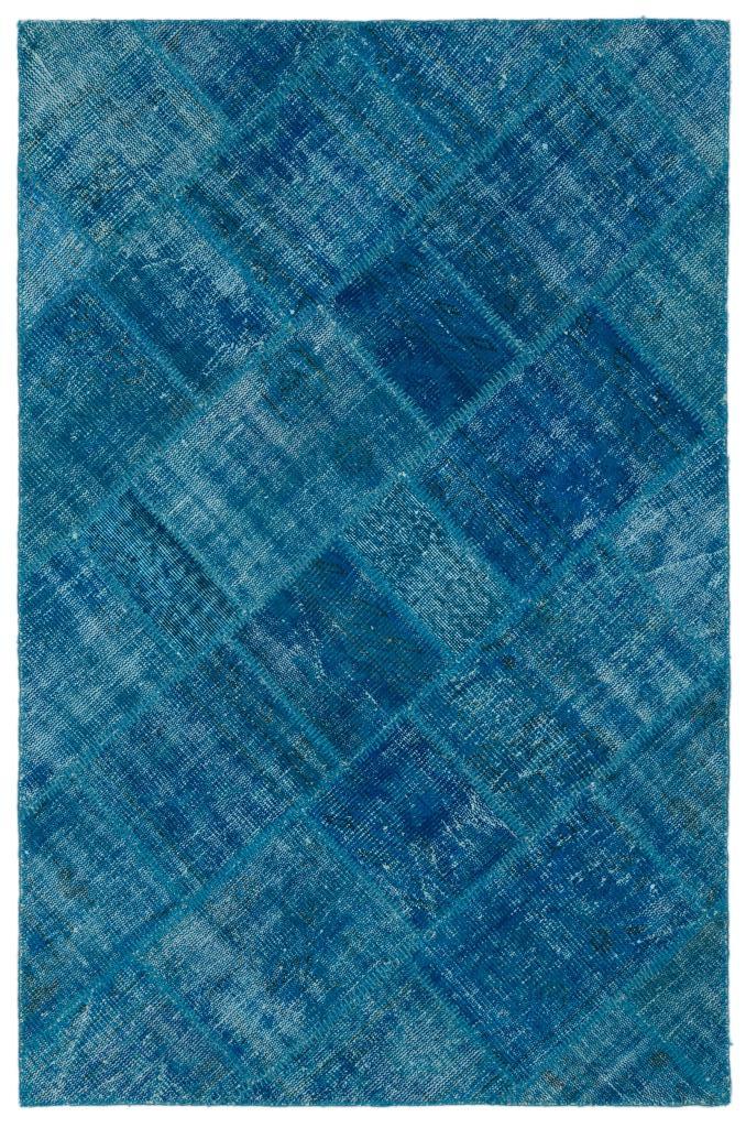 Apex Patchwork Halı Turkuaz 22225 120 x 180 cm