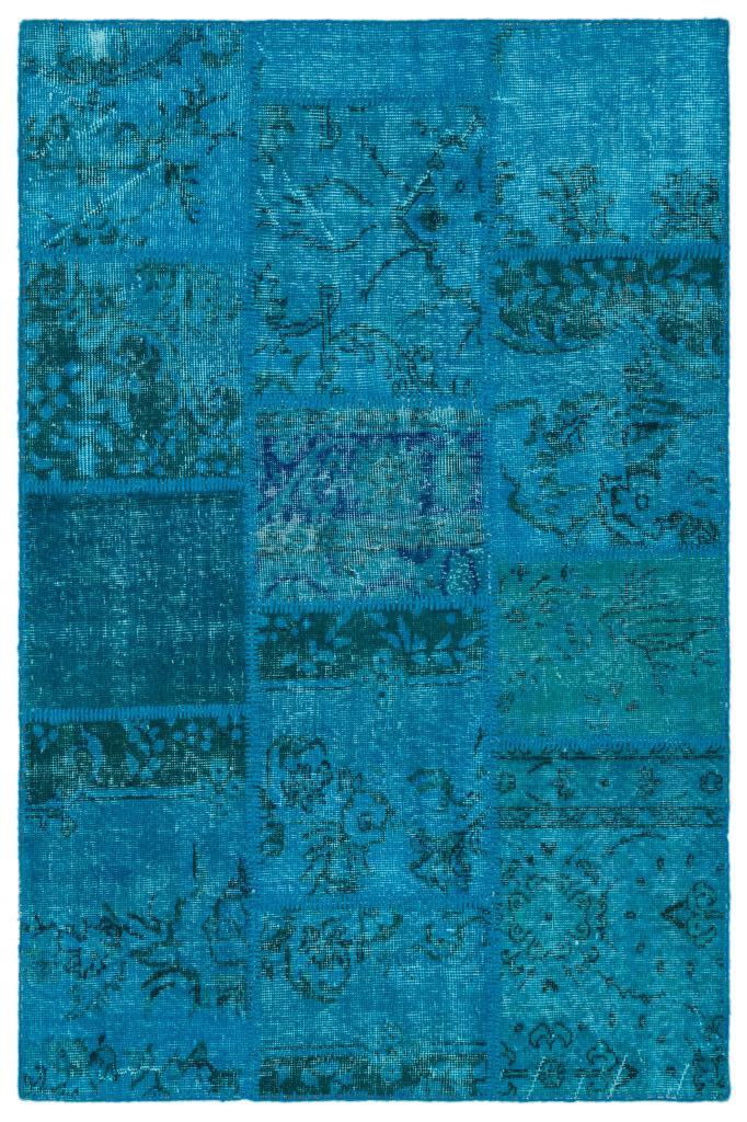 Apex Patchwork Halı Turkuaz 25110 120 x 180 cm