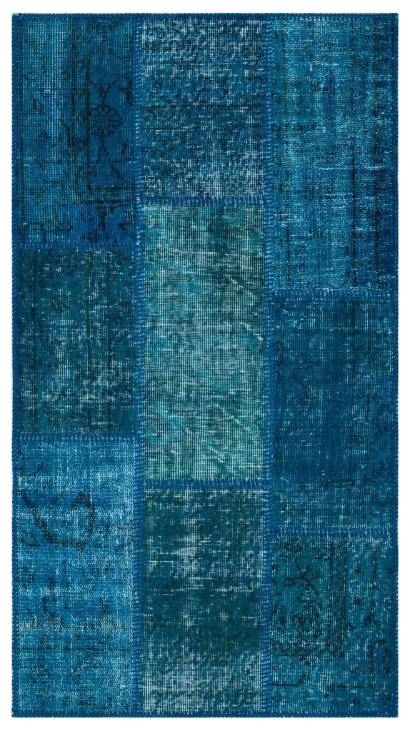 Apex Patchwork Halı Turkuaz 26060 80 x 150 cm