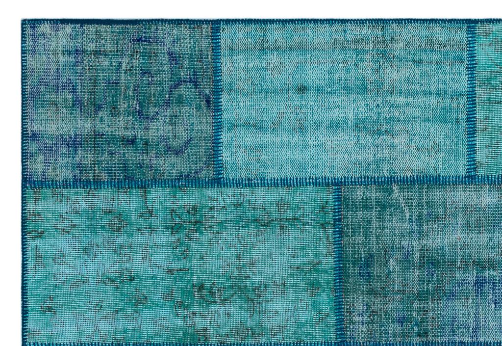 Apex Patchwork Halı Turkuaz 26432 160 x 230 cm