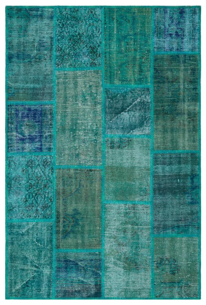 Apex Patchwork Halı Turkuaz 26650 120 x 180 cm