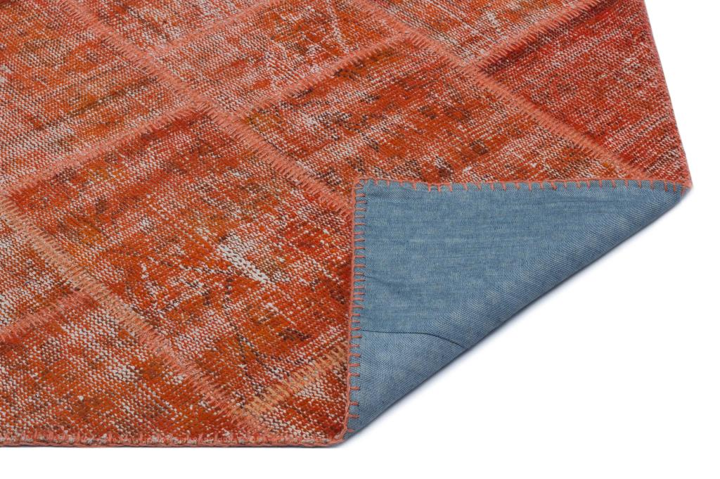 Apex Patchwork Halı Turuncu 22177 120 x 180 cm