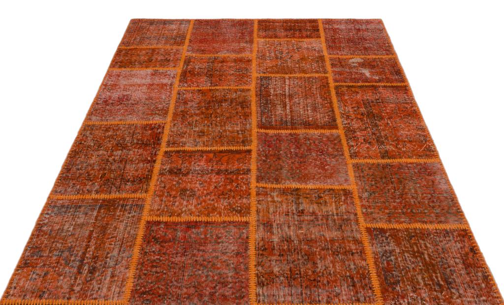 Apex Patchwork Halı Turuncu 25000 160 x 230 cm