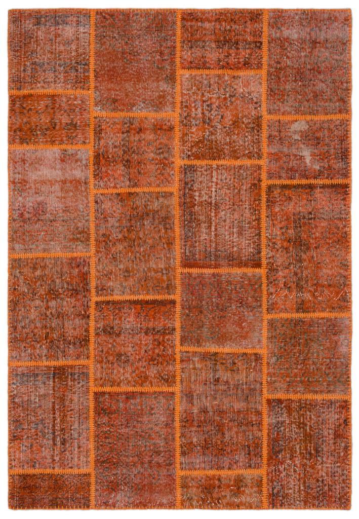 Apex Patchwork Halı Turuncu 25000 160 x 230 cm
