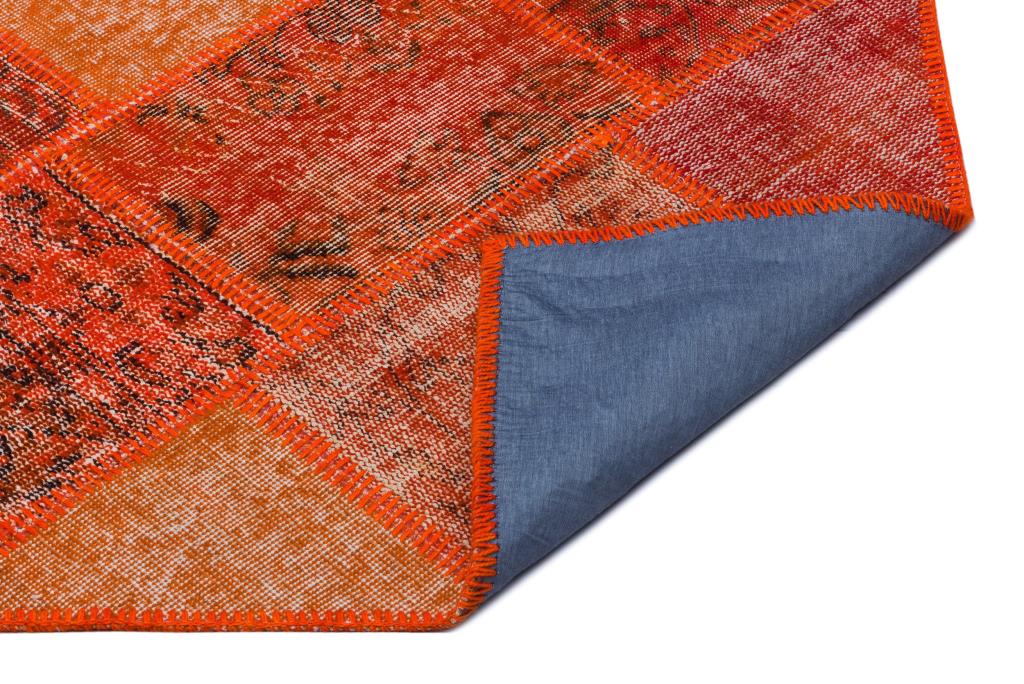 Apex Patchwork Halı Turuncu 25918 80 x 150 cm