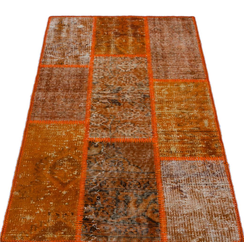 Apex Patchwork Halı Turuncu 26032 80 x 150 cm