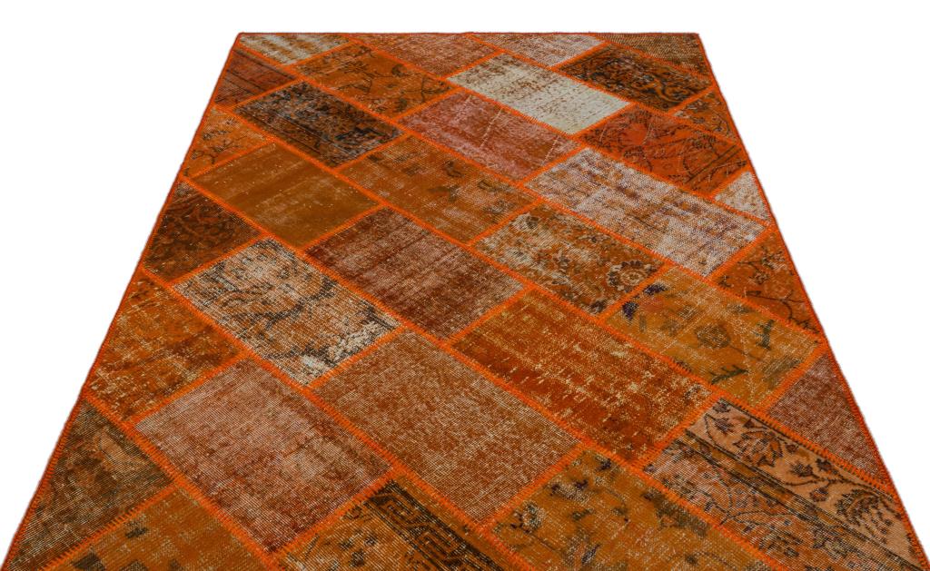 Apex Patchwork Halı Turuncu 26482 160 x 230 cm