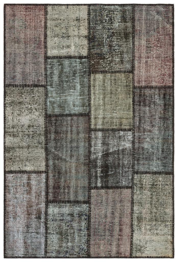 Apex Patchwork Unique Gri 35567 120 x 179 cm