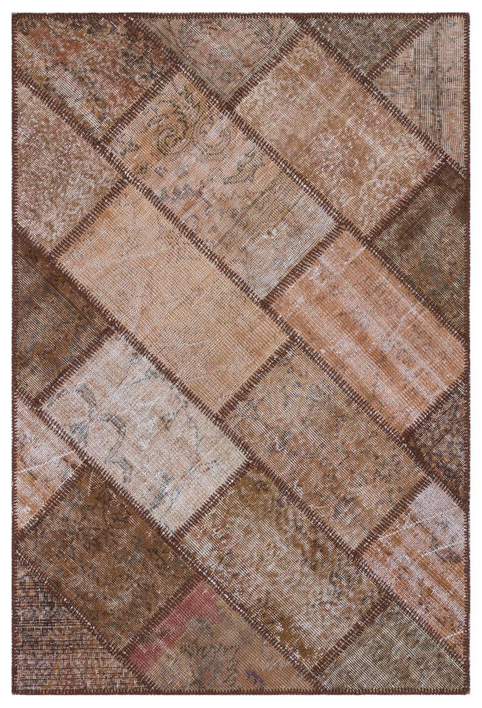 Apex Patchwork Unique Kahve 29461 121 x 180 cm
