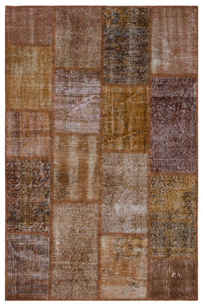 Apex Patchwork Unique Kahve 31188 120 x 180 cm