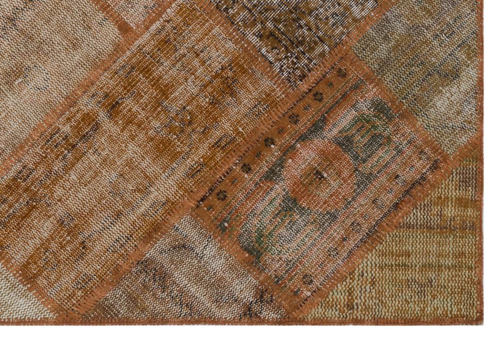 Apex Patchwork Unique Kahve 31192 120 x 180 cm