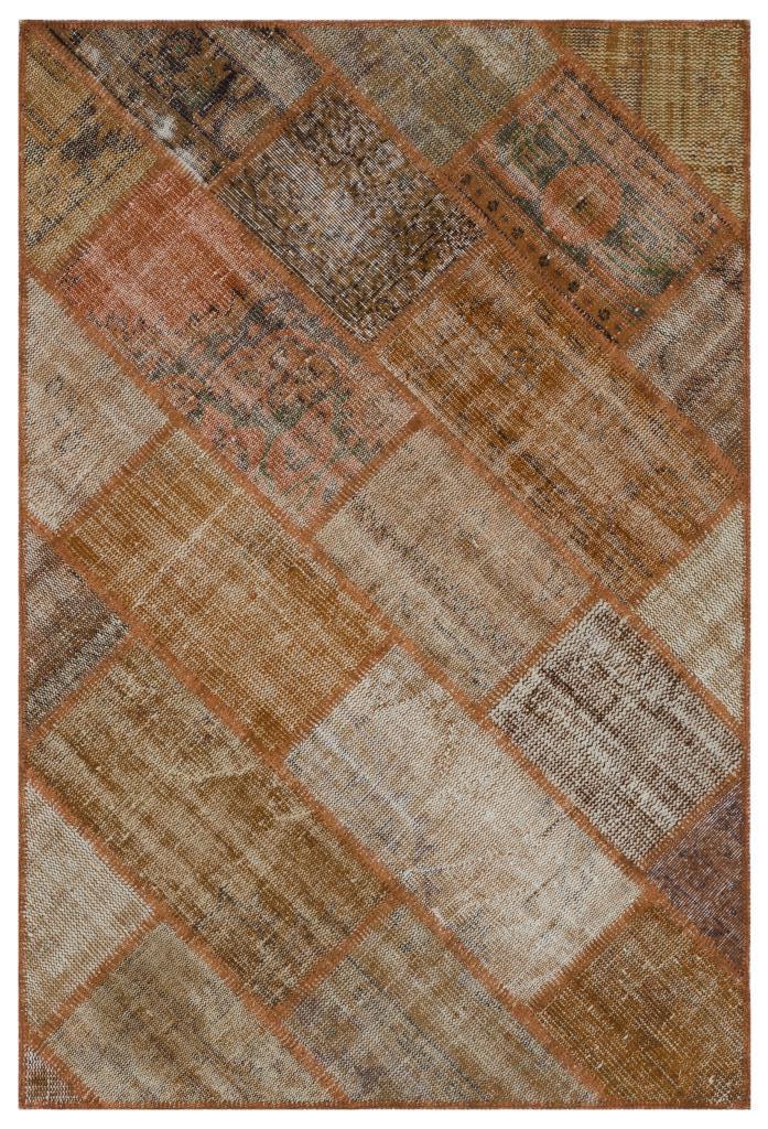 Apex Patchwork Unique Kahve 31192 120 x 180 cm
