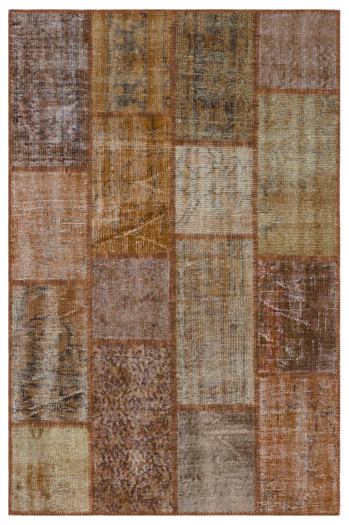 Apex Patchwork Unique Kahve 31217 120 x 180 cm