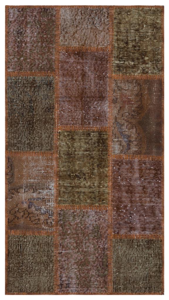 Apex Patchwork Unique Kahve 31418 80 x 150 cm