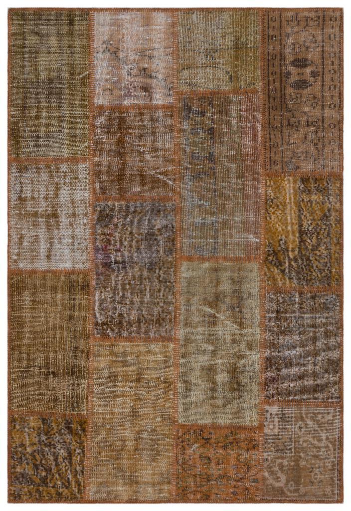 Apex Patchwork Unique Kahve 33195 120 x 180 cm