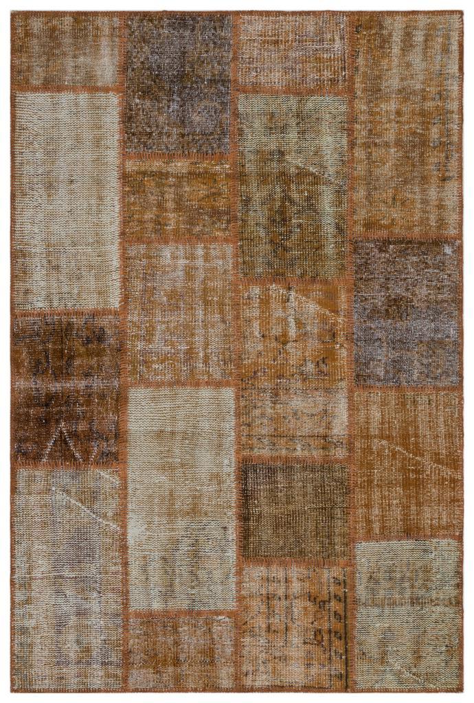 Apex Patchwork Unique Kahve 33205 120 x 180 cm