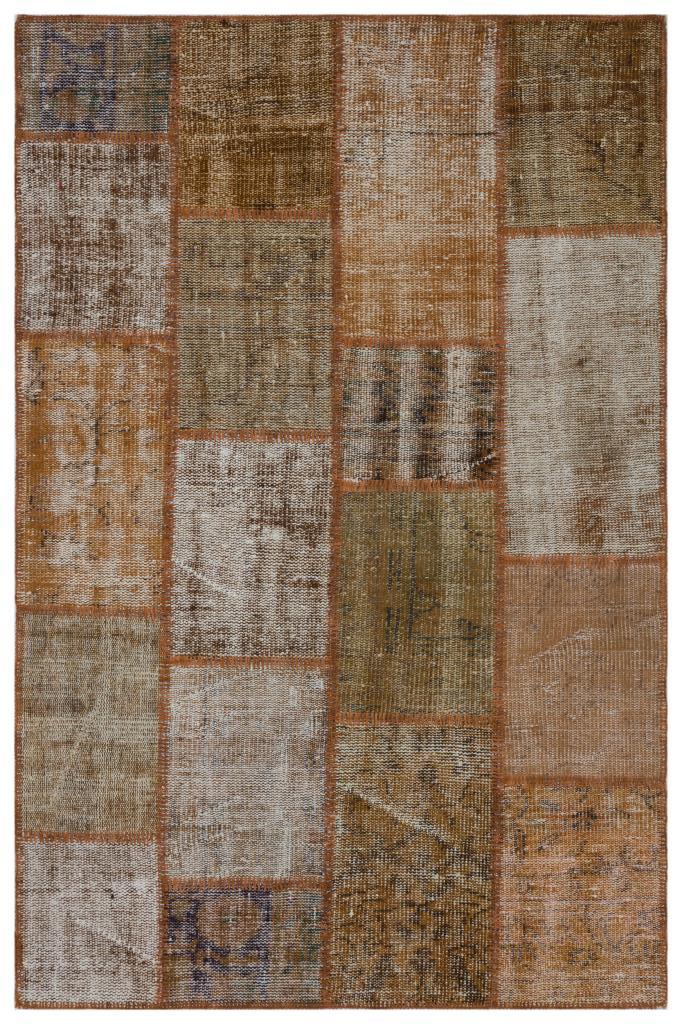 Apex Patchwork Unique Kahve 33212 120 x 180 cm