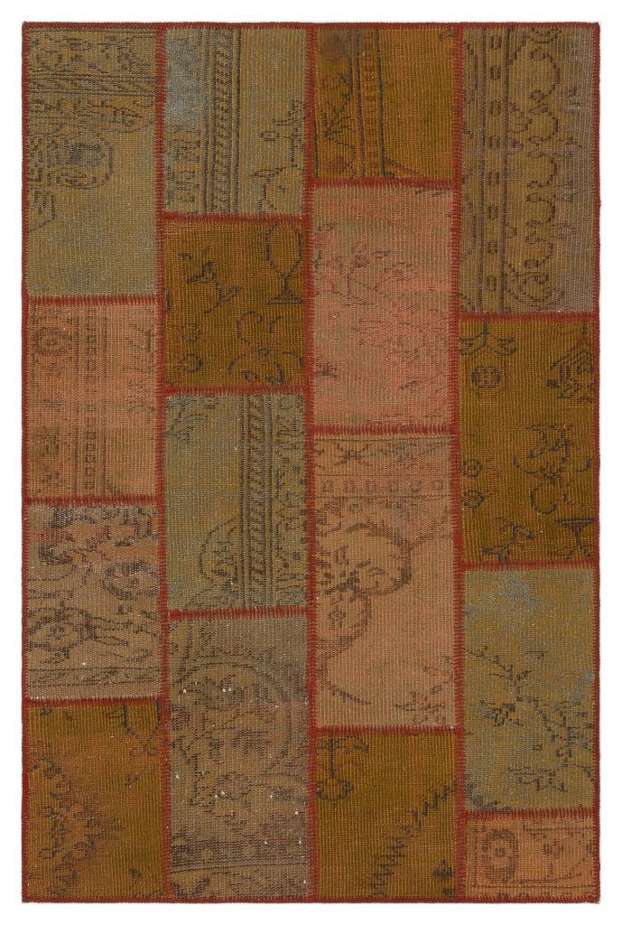 Apex Patchwork Unique Kahve 33853 120 x 181 cm
